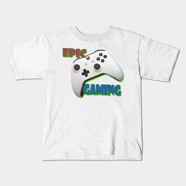 EPIC GAMING Kids T-Shirt by myouynis